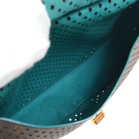 AUTHENTIC LOUIS VUITTON SAUMUR 30 SHOULDER BAG MONOGRAM PERFORATED - Picture 6 of 8